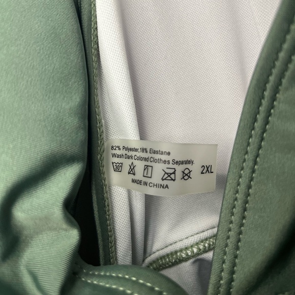 MakeMeChic Women's Plus Size Bathing One Piece Swimsuit 2X Make Me Chic - Picture 4 of 5